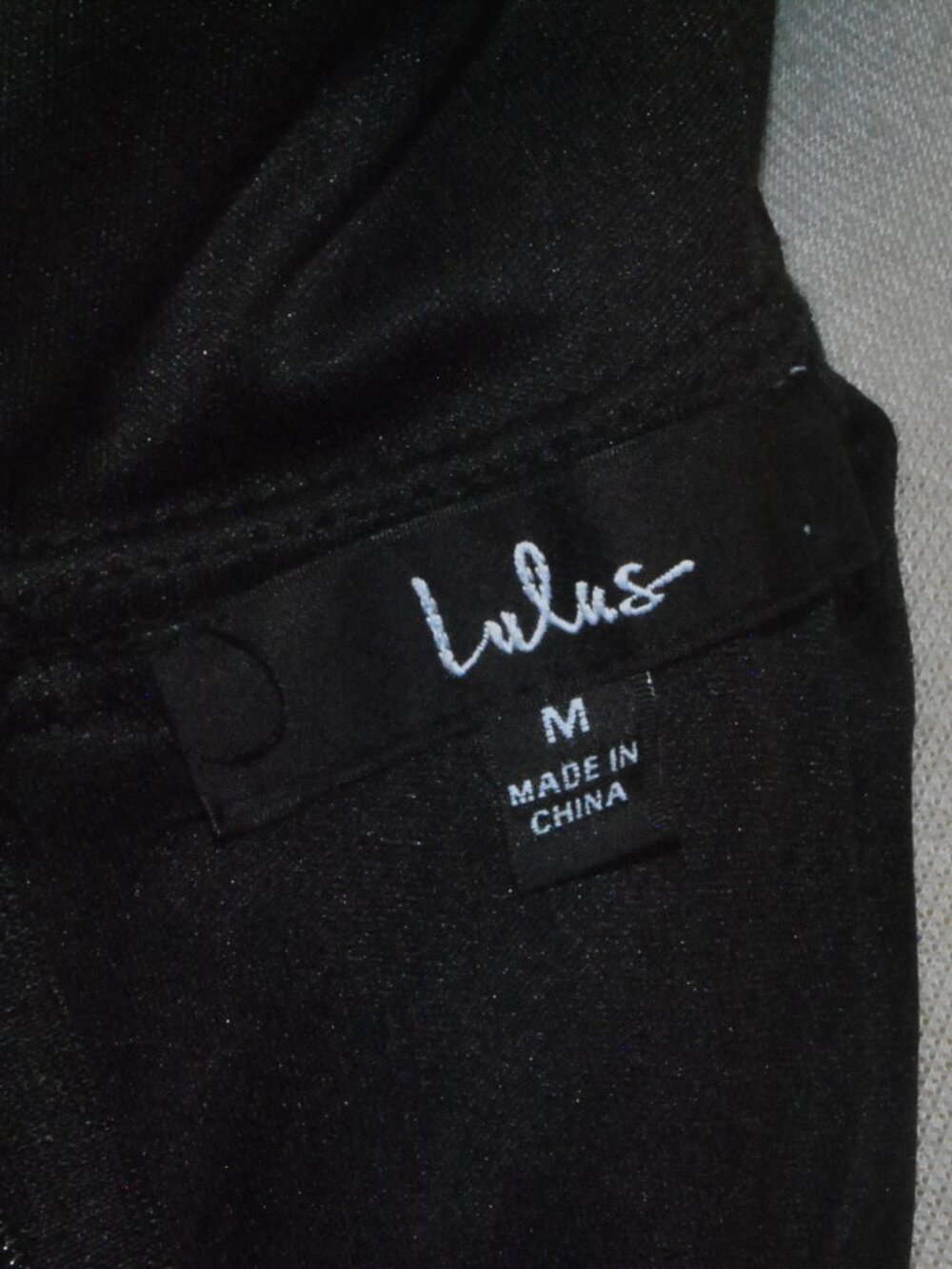 Lulus Black Swiss Dot Mesh Deep Plunge Open Back Long Sleeve Mini Dress M - Picture 8 of 9